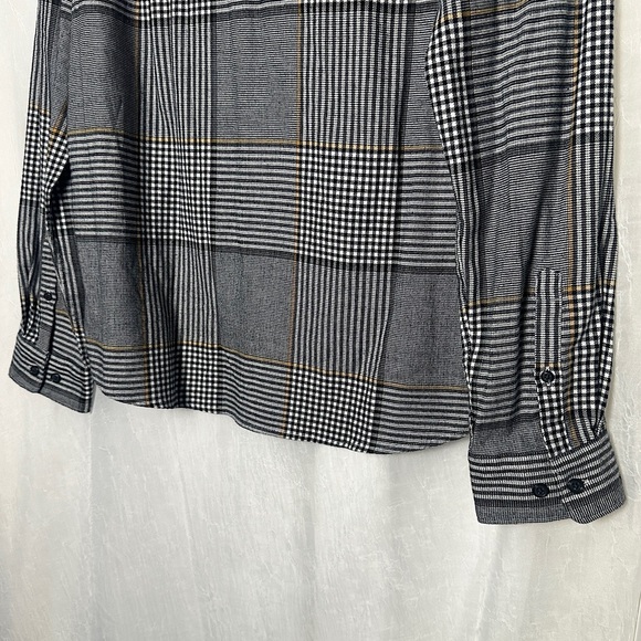 3/$20 💥 Express NWT Men’s Plaid Cotton Casual Button Down Shirt | Size Large - Picture 12 of 17